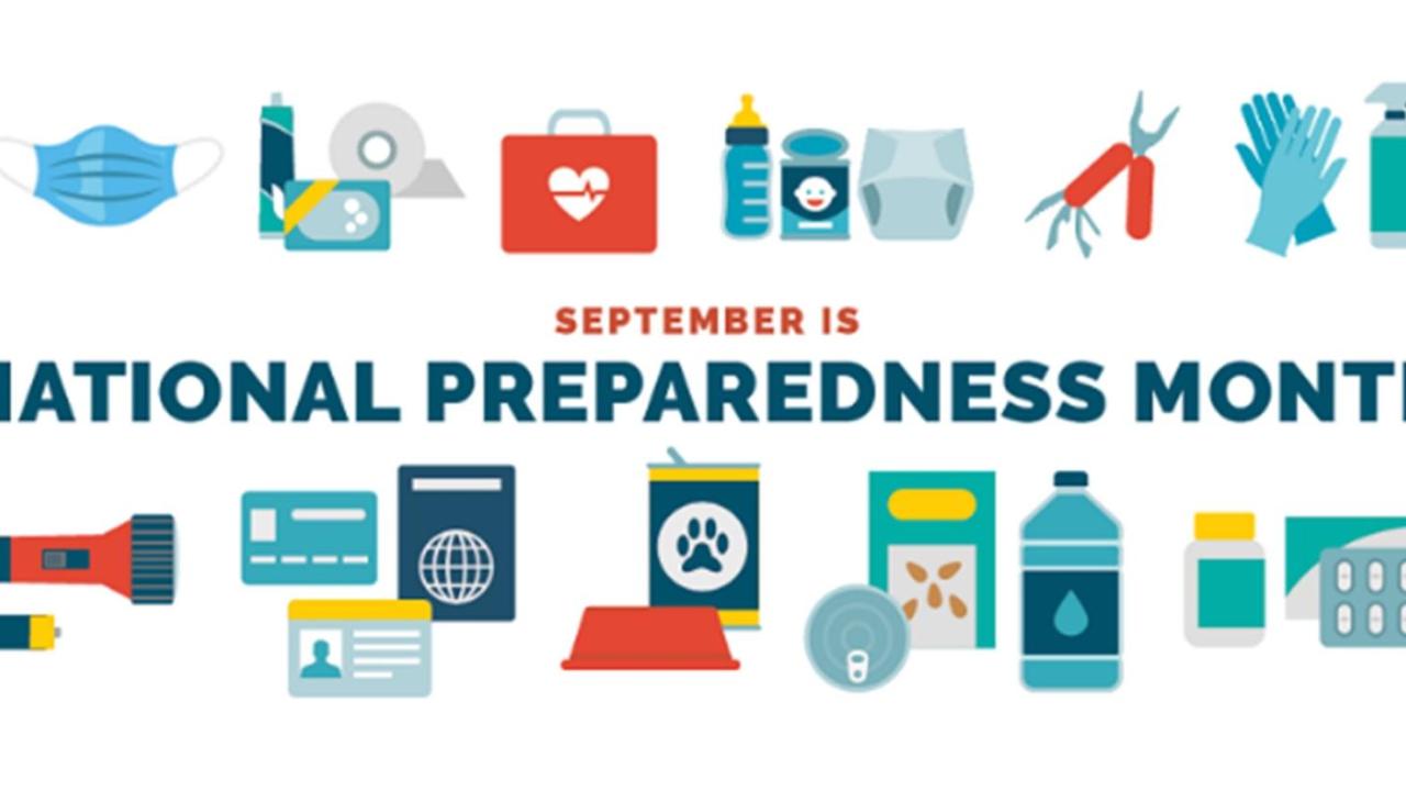 National Preparedness Month 2024 Start a Conversation! Facilities