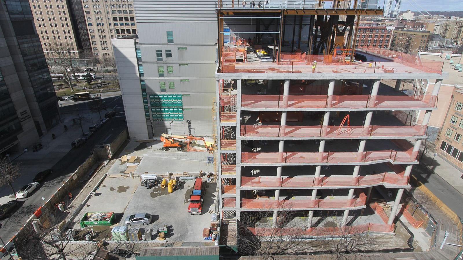 Columbia University School of Nursing Construction Progress: February 2016