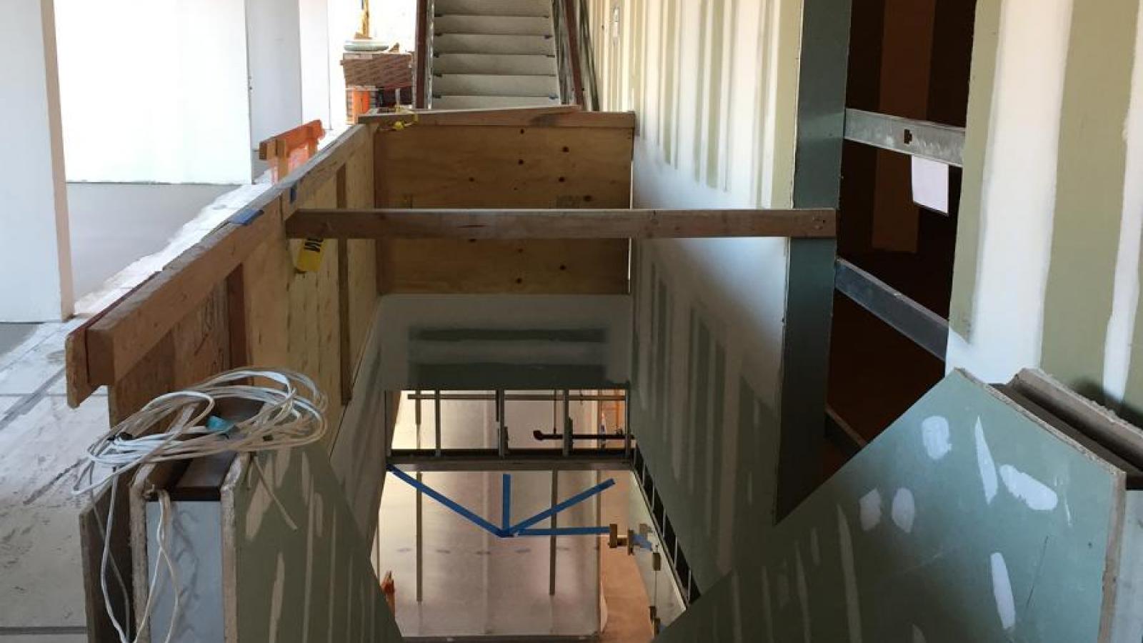 Columbia University School of Nursing: Interior Progress, Feb. 2017