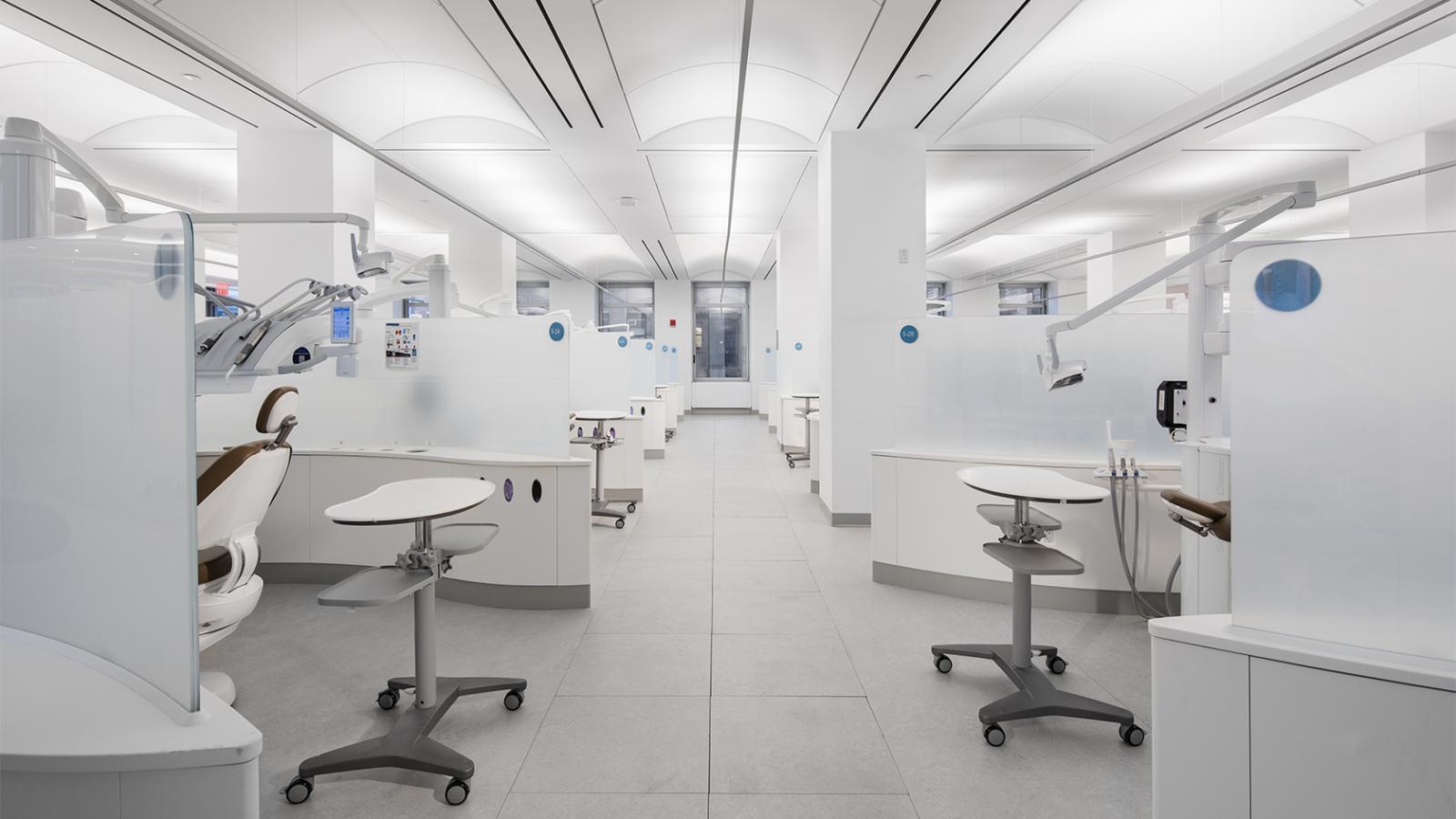 Center for Precision Dental Medicine rows of operatories