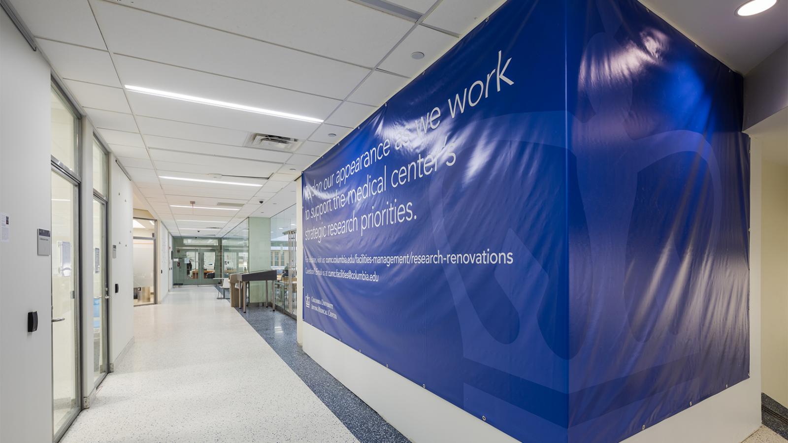 Exterior of the Hammer LL2 construction site, seen from lower level 1