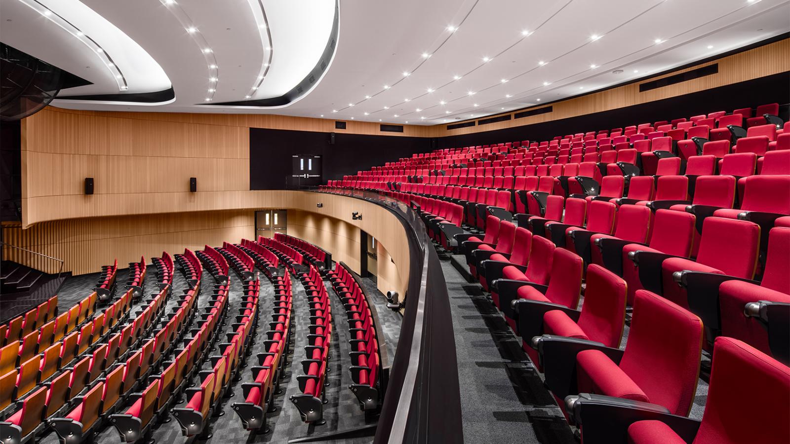 Alumni Auditorium interior seating area