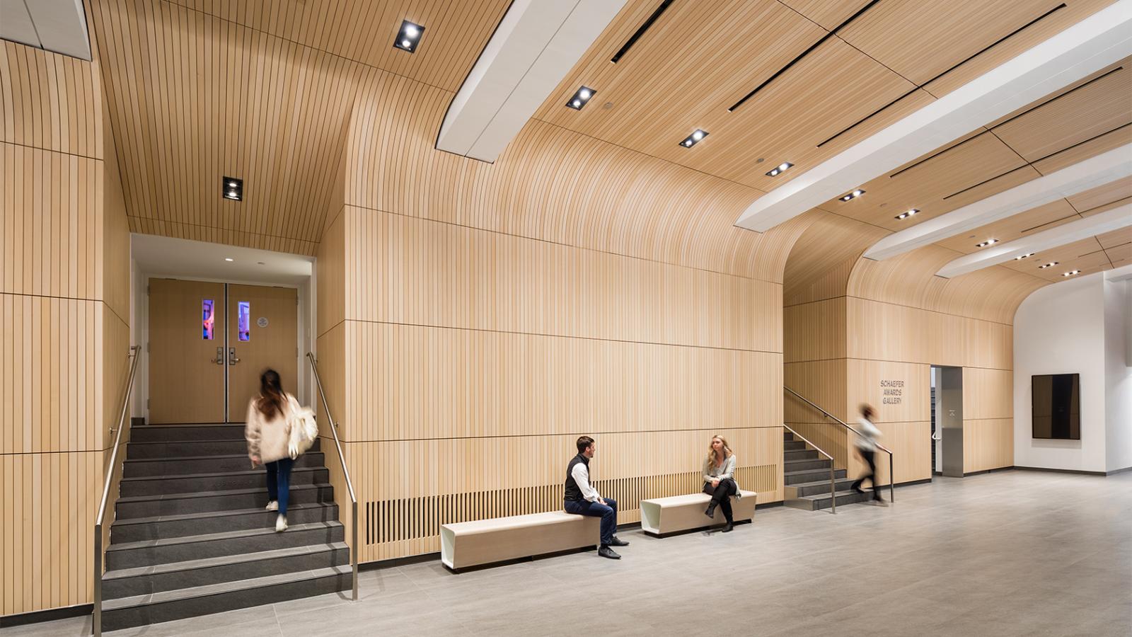 Schaefer Awards Gallery with people