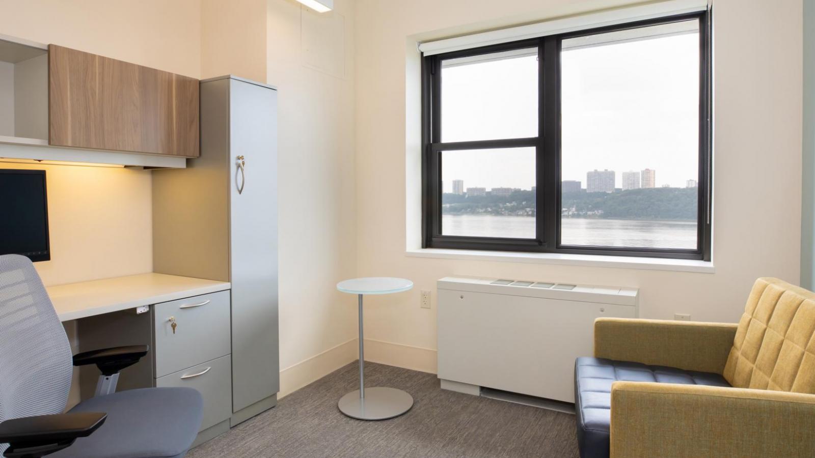 A view of the new Mental Health Services counseling room
