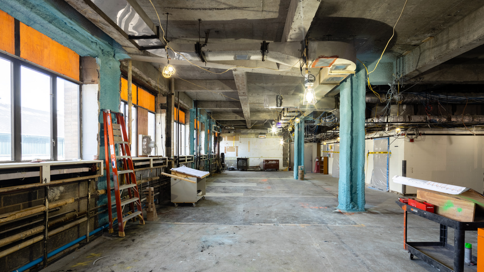 Construction progress as of May 2022