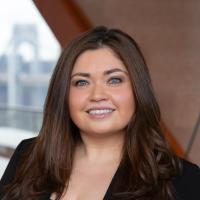 An image of Cynthia Fuentes, executive assistant to Madeline Julian, assistant vice president of Capital Project Management at CUIMC.